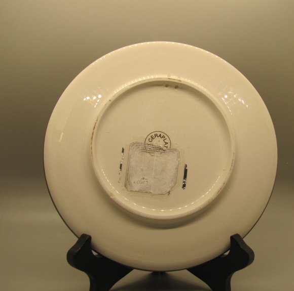 Ceraplat Decorative Plate Handmade and Handpainted - Picture 3 of 4